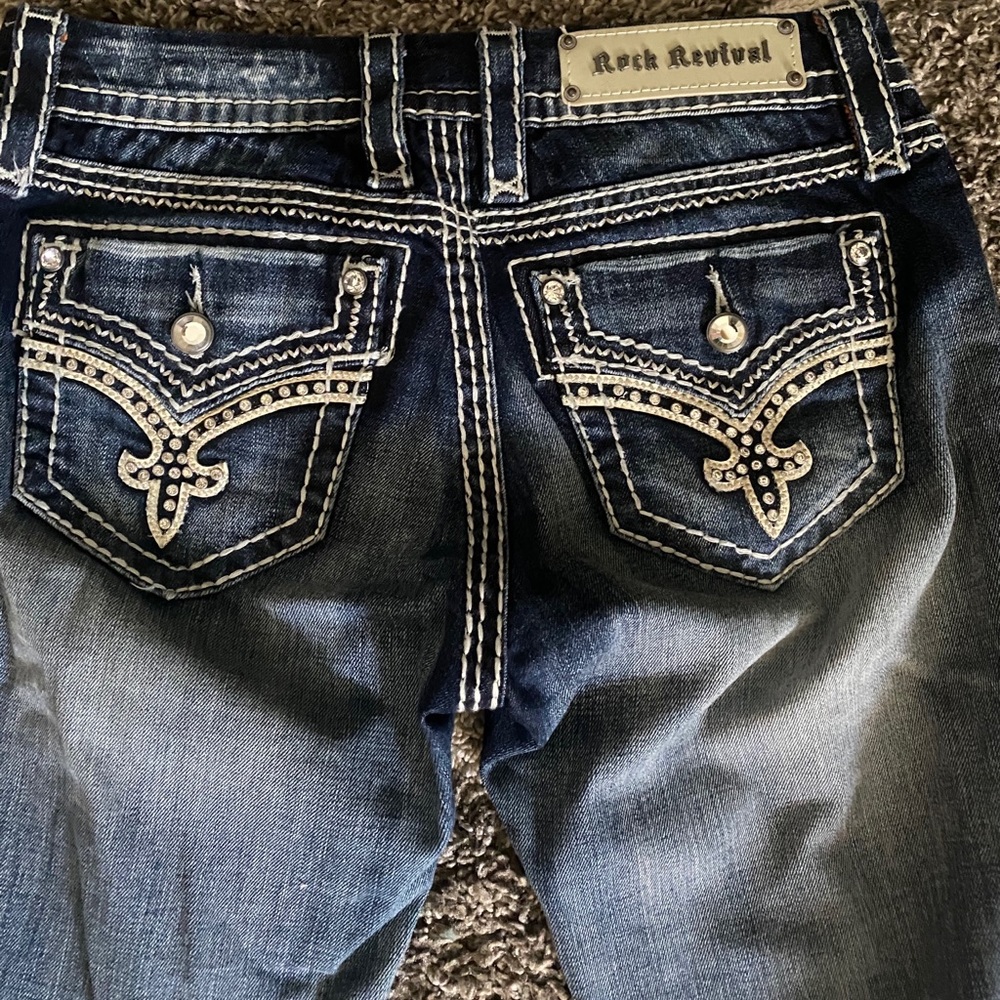 Rock Revival Donna easy skinny jeans with bling